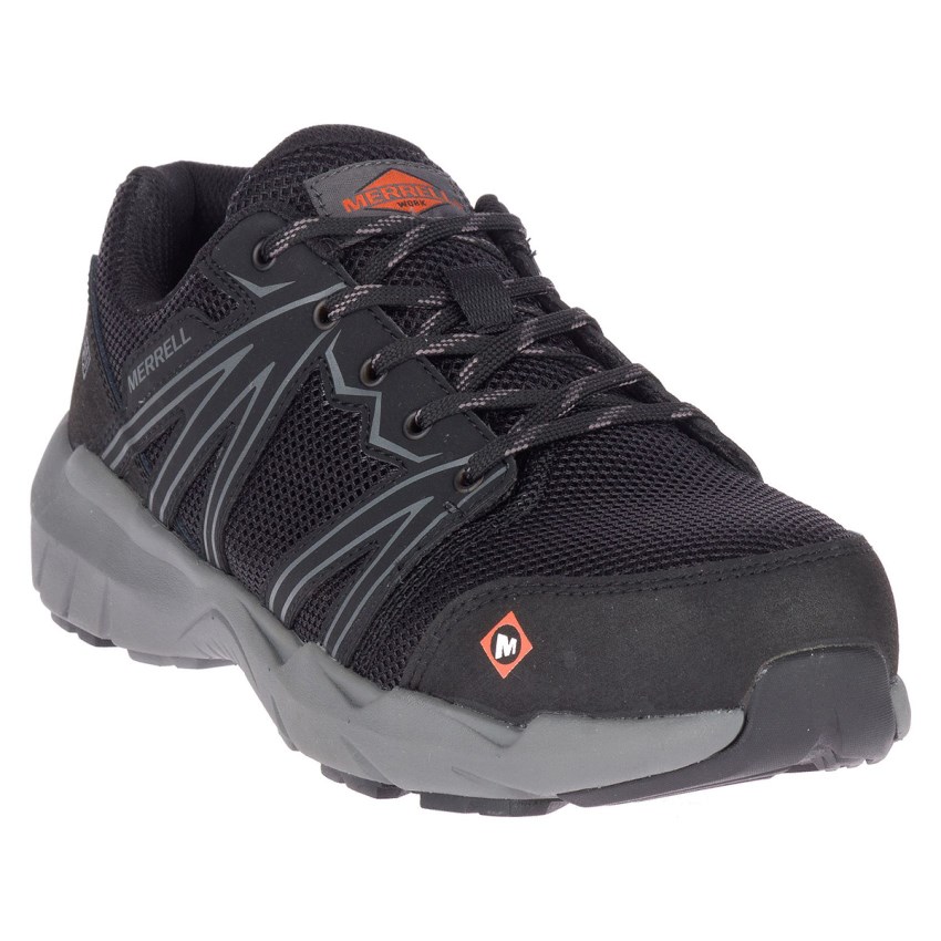 Chaussure de Securite Merrell Fullbench Superlite Alloy Toe SD+ Noir Femme | F.E.XUSV